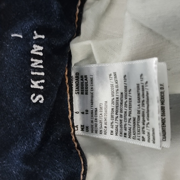 American Eagle Super Stretch Skinny Jeans Size 6 - Picture 15 of 15